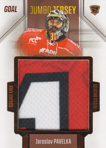Pavelka Jaroslav 22-23 GOAL Cards Chance liga Jumbo Jersey #J-28