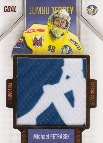 Petrásek Michael 22-23 GOAL Cards Chance liga Jumbo Jersey #J-33