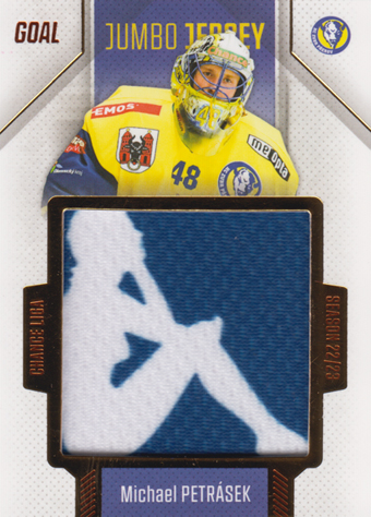 Petrásek Michael 22-23 GOAL Cards Chance liga Jumbo Jersey #J-33