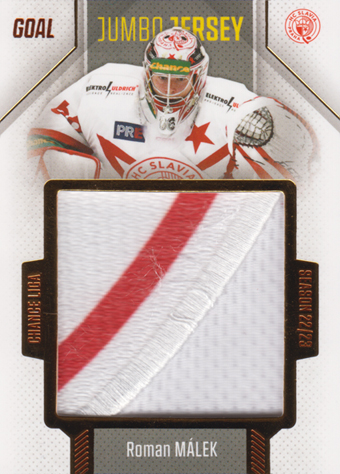 Málek Roman 22-23 GOAL Cards Chance liga Jumbo Jersey #J-35