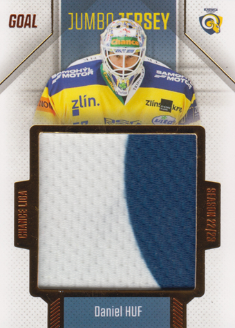 Huf Daniel 22-23 GOAL Cards Chance liga Jumbo Jersey #J-43