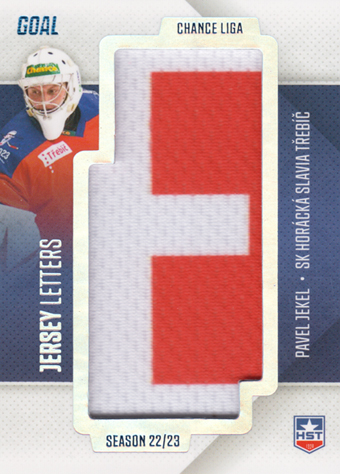Jekel Pavel 22-23 GOAL Cards Chance liga Jersey Letters "E" #JL-31