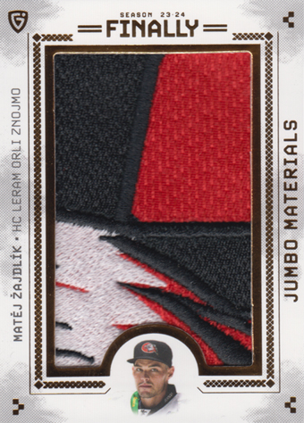 Žajdlík Matěj 23-24 GOAL Cards Finally Jumbo Materials #20