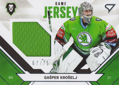 Krošelj Gašper 21-22 Tipsport Extraliga Game Jersey #JS-GK
