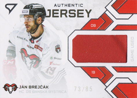 Brejčák Ján 20-21 Tipos Extraliga Authentic Jersey #JS01