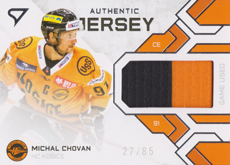 Chovan Michal 20-21 Tipos Extraliga Authentic Jersey #JS03