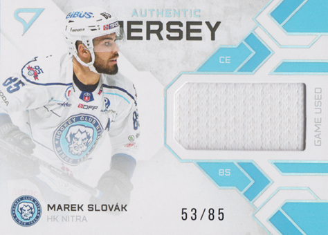 Slovák Marek 20-21 Tipos Extraliga Authentic Jersey #U-JS09