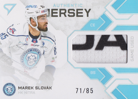 Slovák Marek 20-21 Tipos Extraliga Authentic Jersey #U-JS09