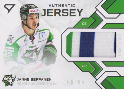 Seppänen Janne 20-21 Tipos Extraliga Authentic Jersey #JS10