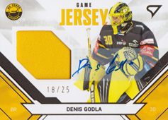 Godla Denis 21-22 Tipsport Extraliga Game Jersey Auto #JS-DG