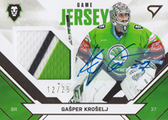 Krošelj Gašper 21-22 Tipsport Extraliga Game Jersey Auto #JS-GK