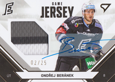 Beránek Ondřej 21-22 Tipsport Extraliga Game Jersey Auto #JS-OB