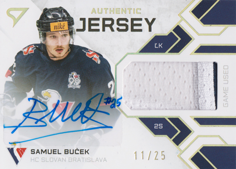 Buček Samuel 20-21 Tipos Extraliga Authentic Jersey Auto #JS02