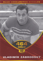 Zábrodský Vladimír 2011 OFS Premium Klub hokejových střelců Red #7