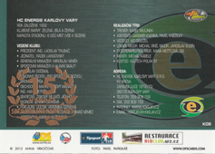 Karlovy Vary 13-14 OFS Plus Klubové karty Gold #8