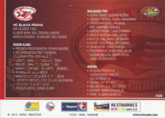 Slavia Praha 13-14 OFS Plus Klubové karty Gold #9