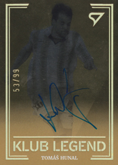 Hunal Tomáš 22-23 Fortuna Liga Klub Legend Auto Limited #KL20