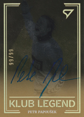 Papoušek Petr 22-23 Fortuna Liga Klub Legend Auto Limited #KL23