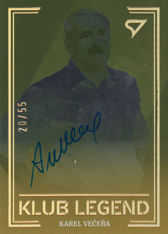 Večeřa Karel 24-25 Chance Liga Klub Legend Auto Limited #KL45