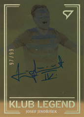 Jindřišek Josef 20-21 Fortuna Liga Klub Legend Auto Limited #KL3