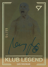 Nezmar Jan 20-21 Fortuna Liga Klub Legend Auto Limited #KL6