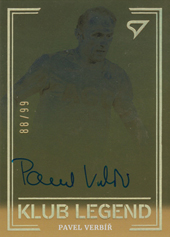 Verbíř Pavel 20-21 Fortuna Liga Klub Legend Auto Limited #KL7