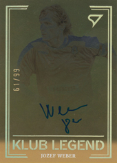 Weber Jozef 20-21 Fortuna Liga Klub Legend Auto Limited #KL9