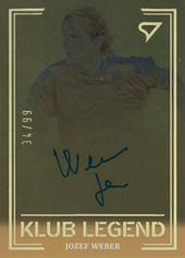 Weber Jozef 20-21 Fortuna Liga Klub Legend Auto Limited #KL9
