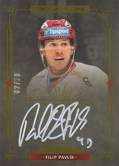 Pavlík Filip 2021 OFS Kingdom of Lions Authentic Signature Silver #A04