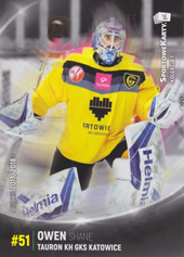 Owen Shane 17-18 Sportowekarty PHL #KT2b