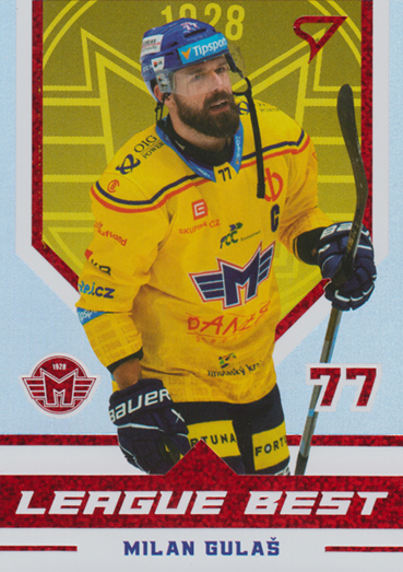 Gulaš Milan 25-26 Tipsport Extraliga League Best Red #LB-29