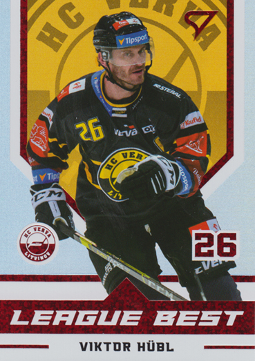 Hübl Viktor 25-26 Tipsport Extraliga League Best Red #LB-31