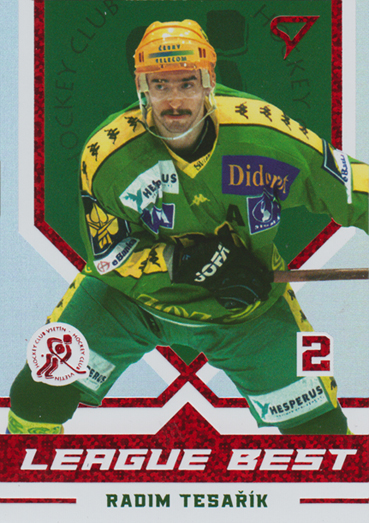 Tesařík Radim 25-26 Tipsport Extraliga League Best Red #LB-35