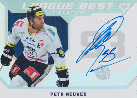Nedvěd Petr 22-23 Tipsport Extraliga League Best Auto #LBS-PN