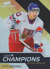 Gřegořek Petr 2018 MK Reprezentace Last Champions #19