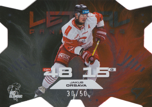 Orsava Jakub 25-26 Tipsport Extraliga Lethal Cannoneers Silver #LC-27