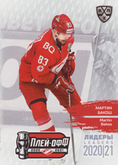 Bakoš Martin 2021 KHL Exclusive Leaders Playoffs KHL #LDR-PO-139