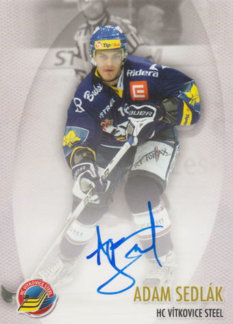 Sedlák Adam 11-12 HC Vítkovice Steel Limited #14