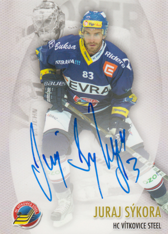 Sýkora Juraj 11-12 HC Vítkovice Steel Limited #24