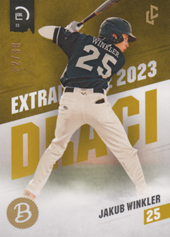 Winkler Jakub 2023 LC Czech Baseball Extraleague Leather #28