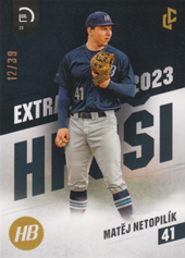 Netopilík Matěj 2023 LC Czech Baseball Extraleague Leather #139