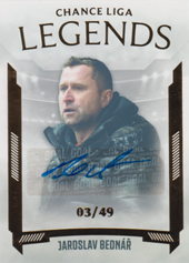 Bednář Jaroslav 22-23 GOAL Cards Chance liga Legends Autograph #LL-11