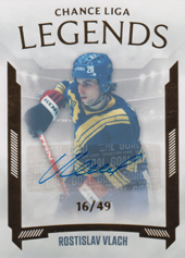 Vlach Rostislav 22-23 GOAL Cards Chance liga Legends Autograph #LL-18