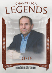 Ščerban Bedřich 22-23 GOAL Cards Chance liga Legends Parallel #LL-2