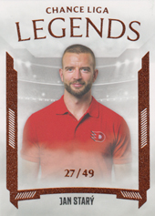 Starý Jan 22-23 GOAL Cards Chance liga Legends Parallel #LL-15