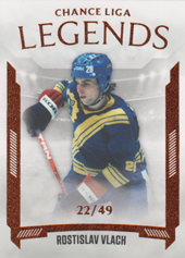 Vlach Rostislav 22-23 GOAL Cards Chance liga Legends Parallel #LL-18