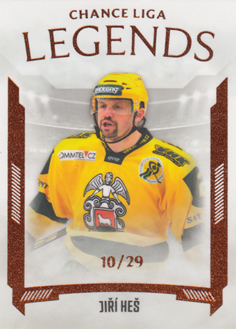 Heš Jiří 22-23 GOAL Cards Chance liga Legends Parallel #LL-20