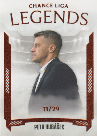 Hubáček Petr 22-23 GOAL Cards Chance liga Legends Parallel #LL-22