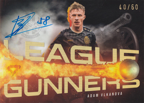 Vlkanova Adam 25-26 Chance Liga League Gunners Gold Auto #LGS-AV