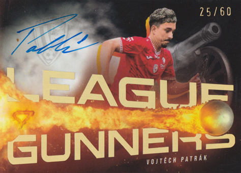 Patrák Vojtěch 25-26 Chance Liga League Gunners Gold Auto #LGS-VP